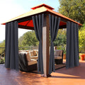 BONZER Waterproof Outdoor Curtains for Patio - Thermal Blackout
