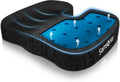 Gel-Infused Memory Foam Seat Cushion with Enhanced Airflow - Cooling