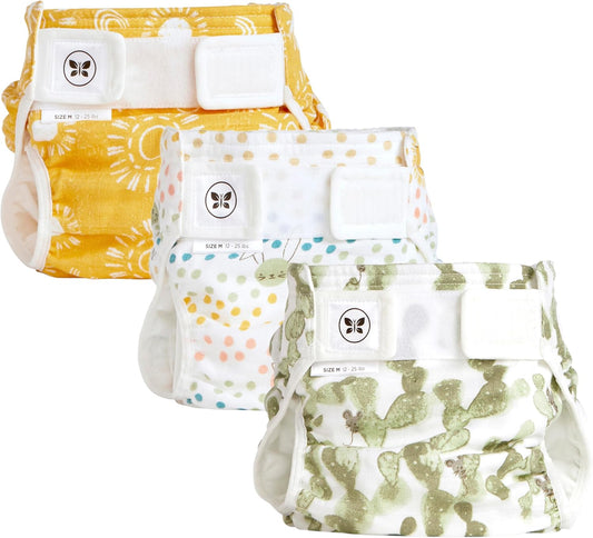 Nighttime Leak-Free Cloth Diaper Covers - 3 Pack