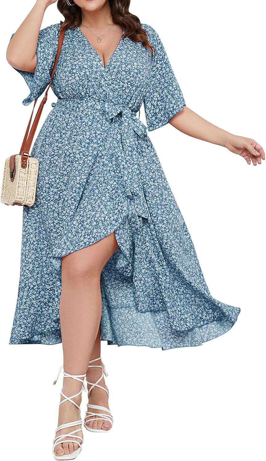 SCOMCHIC Plus Size Maxi Dress for Women - Stylish and Versatile