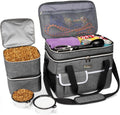 Dog Travel Bag for Supplies - Double-Layer Weekend Pet Organizer
