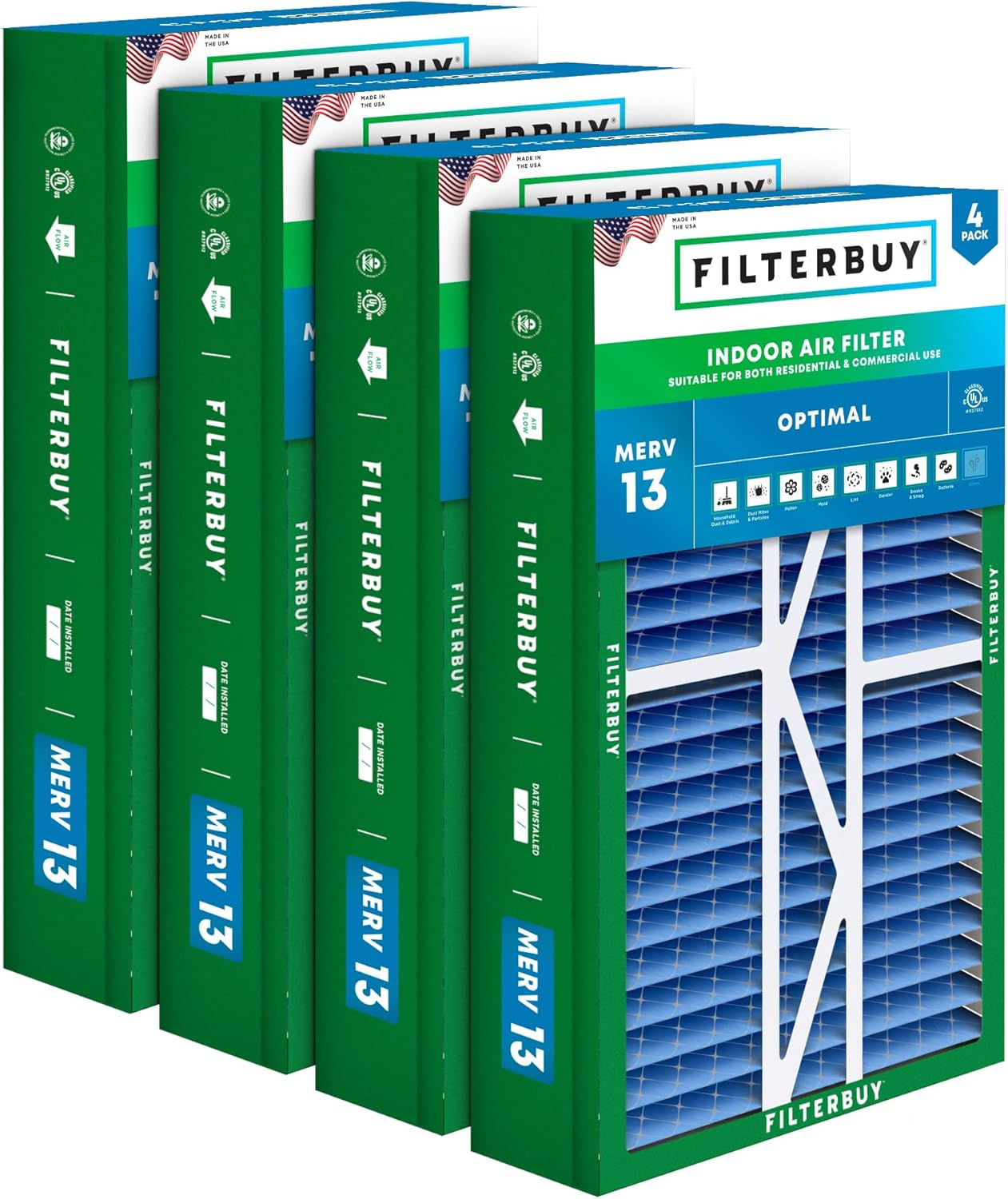 17.5x27x5 Air Filter MERV 13 for Healthier Home Air Quality