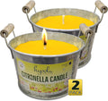 HYOOLA Large Citronella Candles Outdoor Bucket - 30 Hour Burn