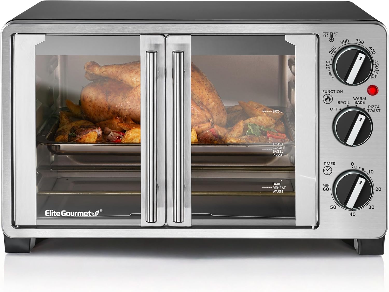 Elite Gourmet ETO2530M Double French Door Toaster Oven Review