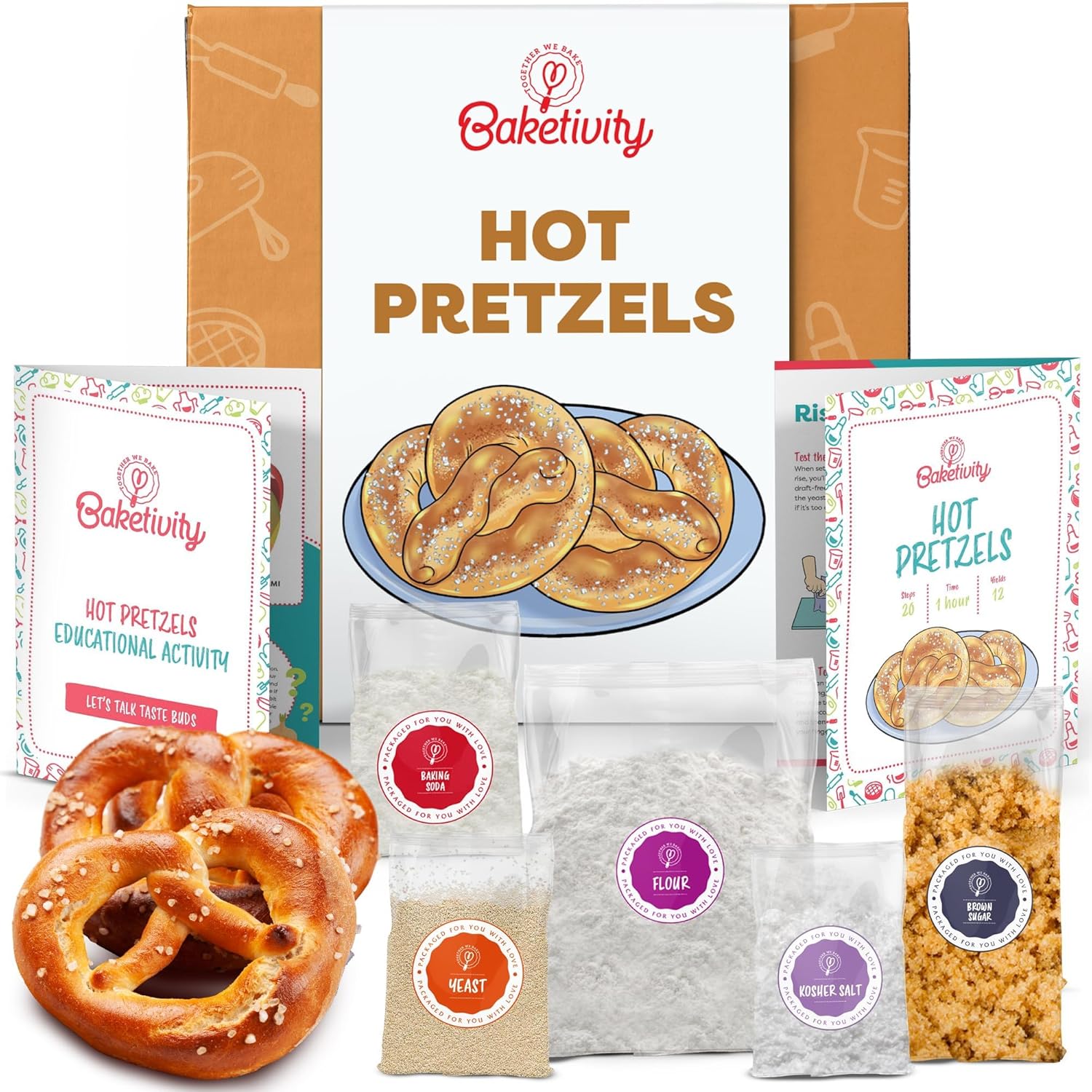 Pretzel Making Kit for Kids - Fun Baking Set for Ages 5-12
