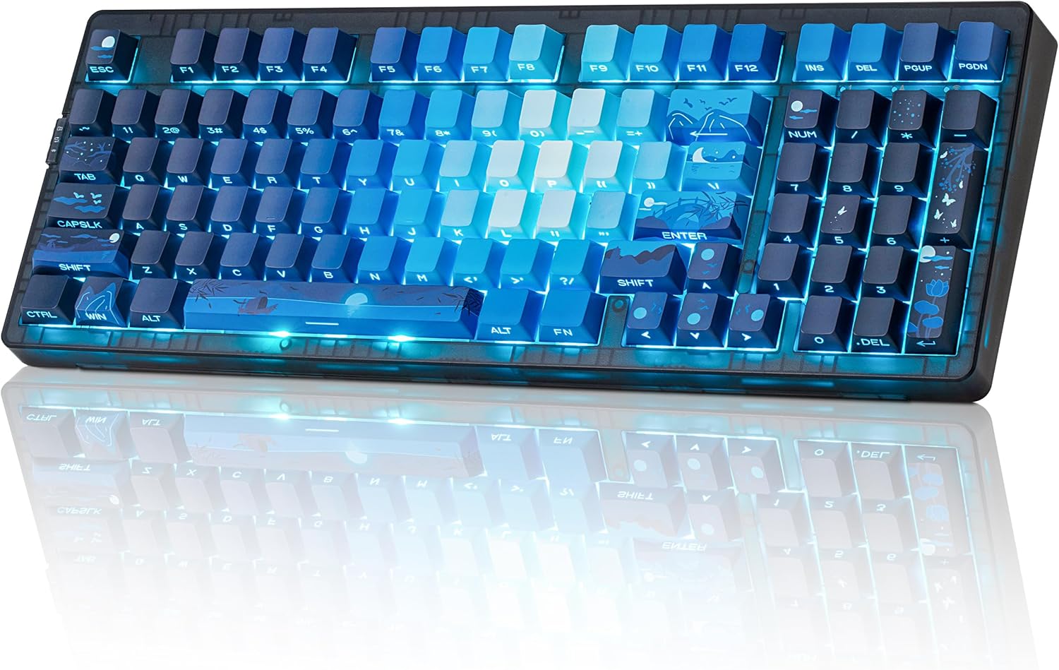 ZORNHER ZH980 Wireless Mechanical Keyboard with RGB Lighting