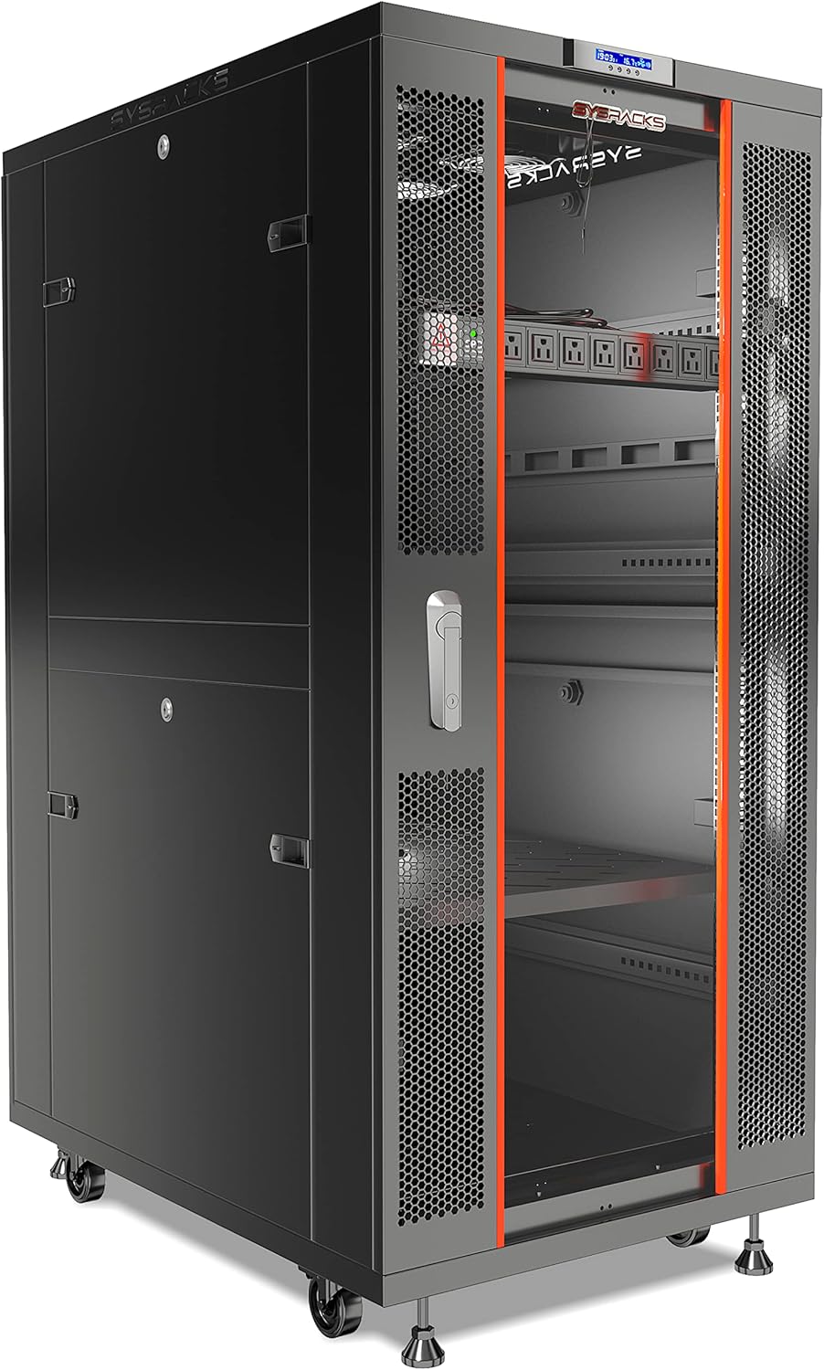 Sysracks 32U Server Rack Cabinet with 39-Inch Depth for IT Needs