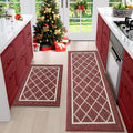 Non-Slip Kitchen Mats Set of 2 for Absorbent Floor Protection
