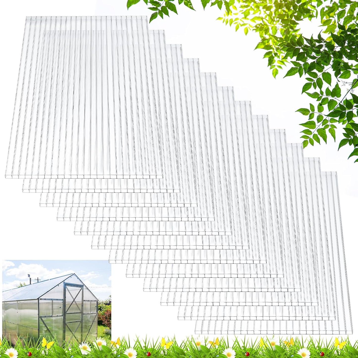Durable Polycarbonate Greenhouse Panels for Versatile Use