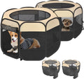 2-in-1 Pop Up Cat Playpen Detachable Pet Pen - Portable, Assembly-Free