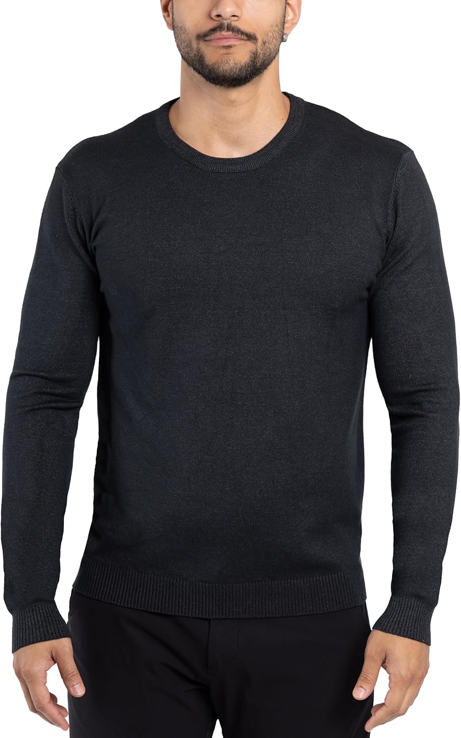 X RAY Mens Crew Neck Sweater for Casual and Dressy Wear