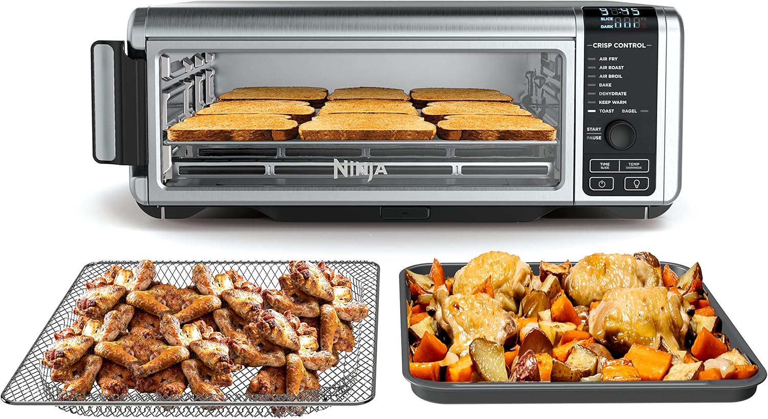Ninja SP101 Air Fry Oven: 8-in-1 Functionality, Compact Storage