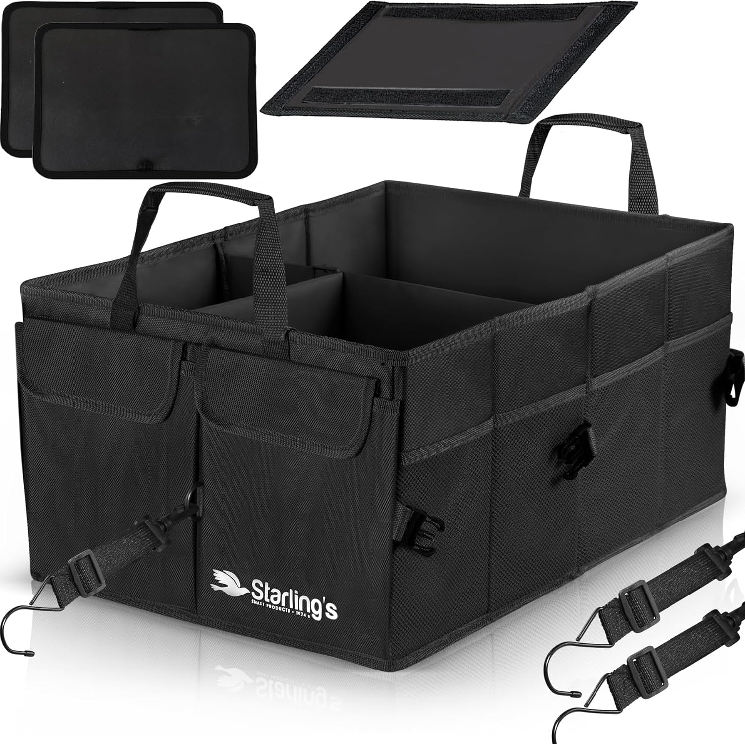 Car Trunk Organizer for SUV, Truck & Car - Heavy-Duty Storage