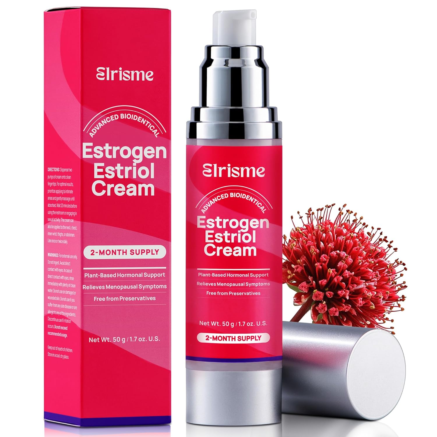 Estriol Cream for Women Menopause Relief and Hormone Balance