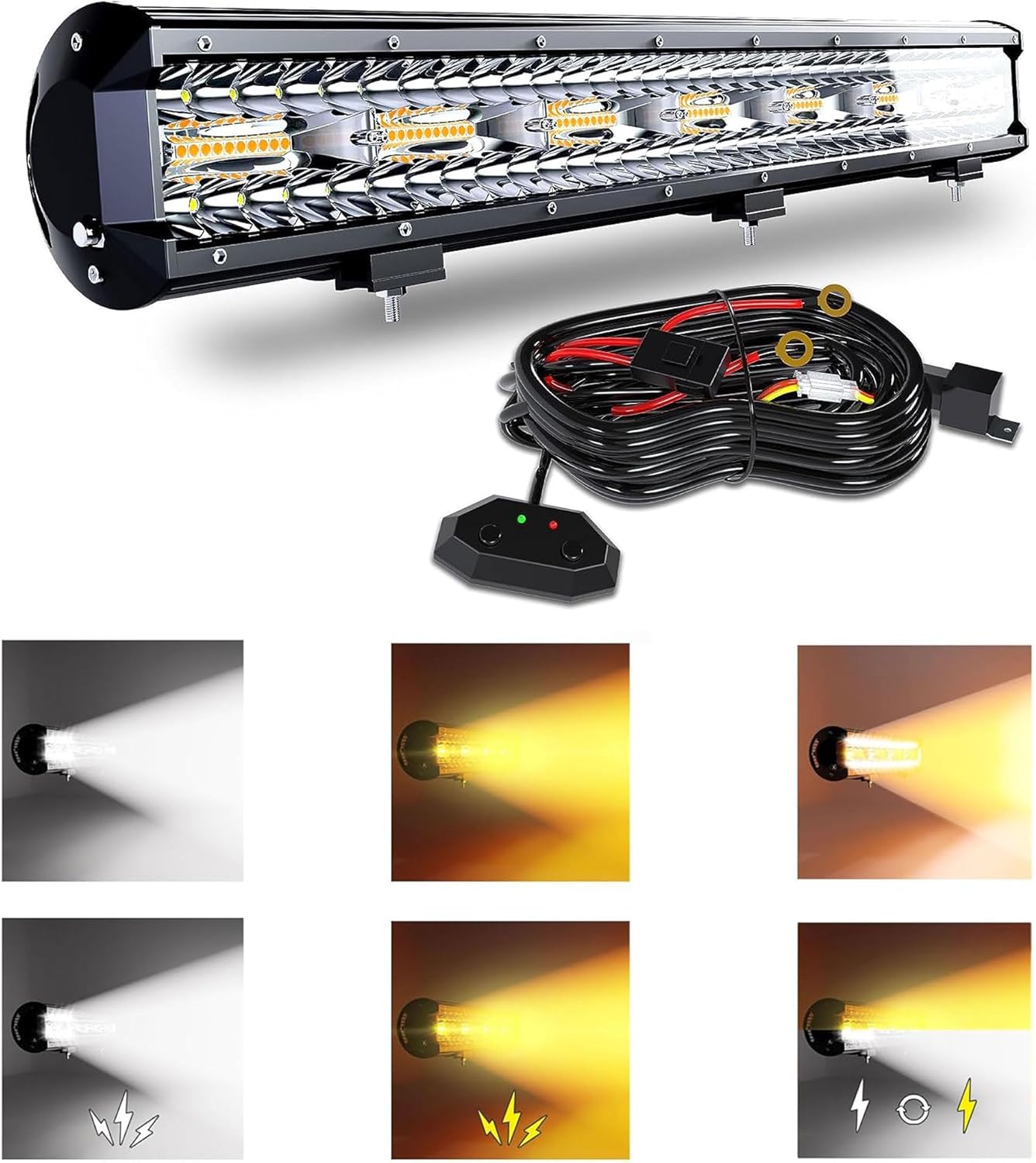20 Inch 126W LED Light Bar for Offroad Truck and SUV Use