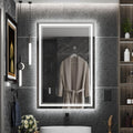 24x36 in LED Bathroom Mirror with Front and Back Light - Dimmable