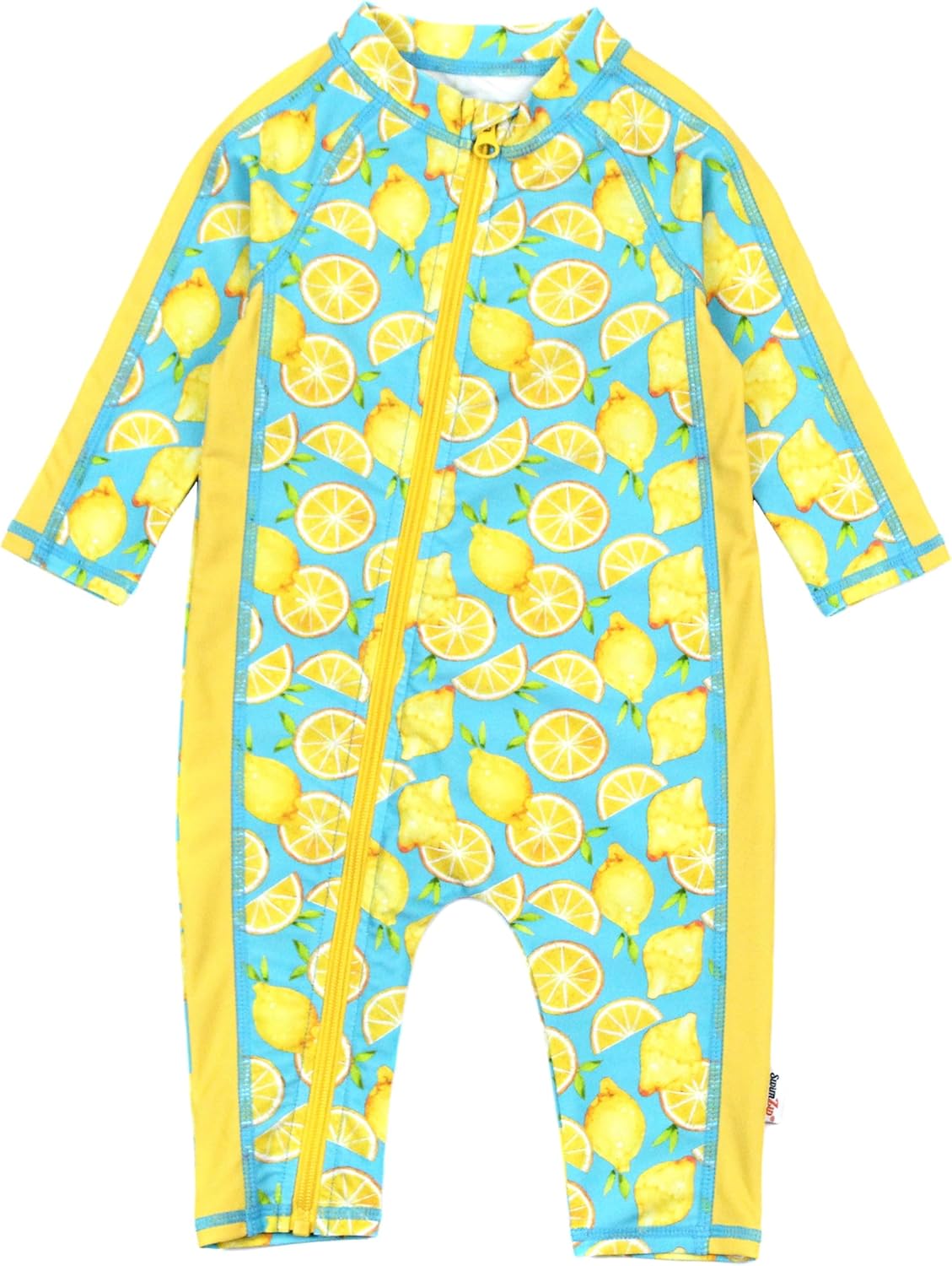 SwimZip Boys' Long-Sleeve UPF 50+ Swimsuit for Sun Safety