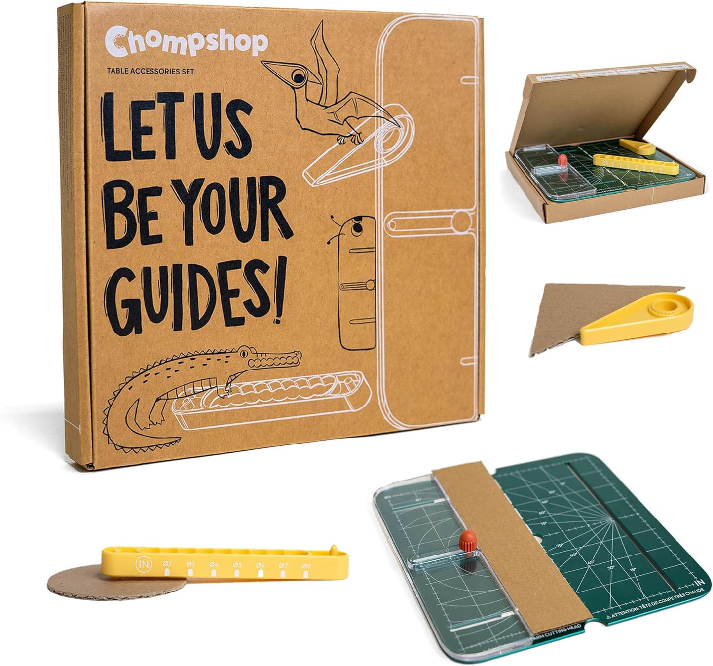 ChompSaw Accessory Set for Precision Cardboard Crafting Fun