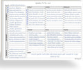 Weekly To Do List Notepad 60 Page Planner - Desk Size 11 x 8.5
