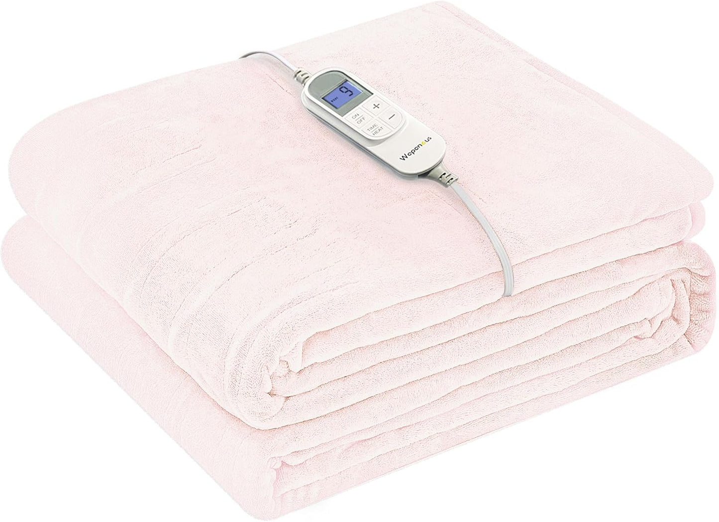 Wapaneus Foot Pocket Heated Blanket Electric Throw for Comfort