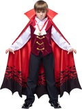 Boys Royal Halloween Vampire Costume - Durable Dracula Outfit
