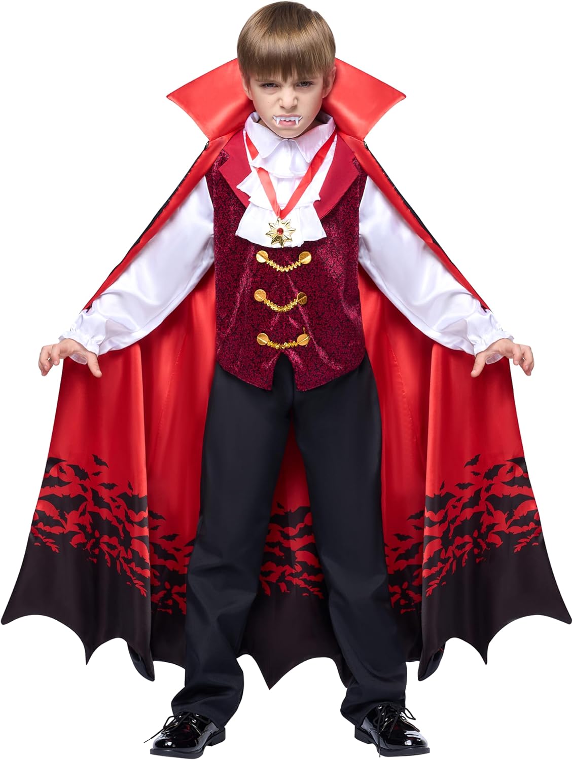 Boys Royal Halloween Vampire Costume for Spooktacular Fun
