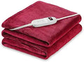 Heated Blanket Electric Throw 50in x 60in - 10 Levels, 4H Timer