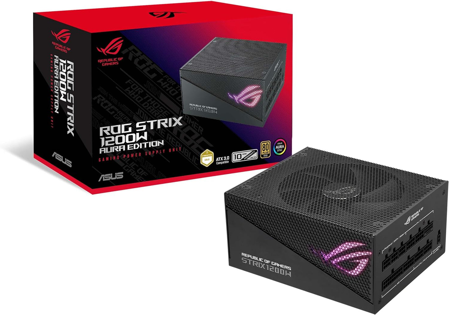 ASUS ROG 1200W Gold Power Supply - 80+ Gold Certified