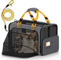 Expandable Large Pet Carrier for Cats and Small Dogs Travel