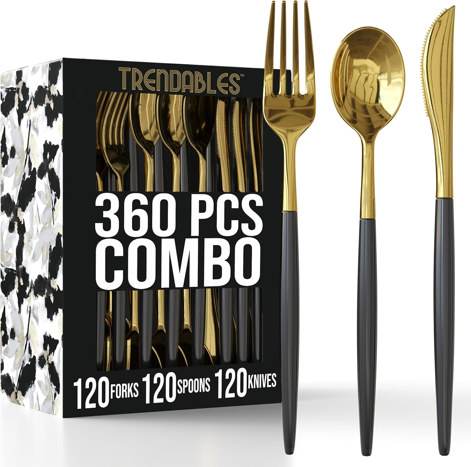 Trendables 360 Pack Disposable Silverware Set for Any Occasion