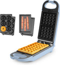 3-in-1 AROMA Waffle Maker: Swap & Flip Plates