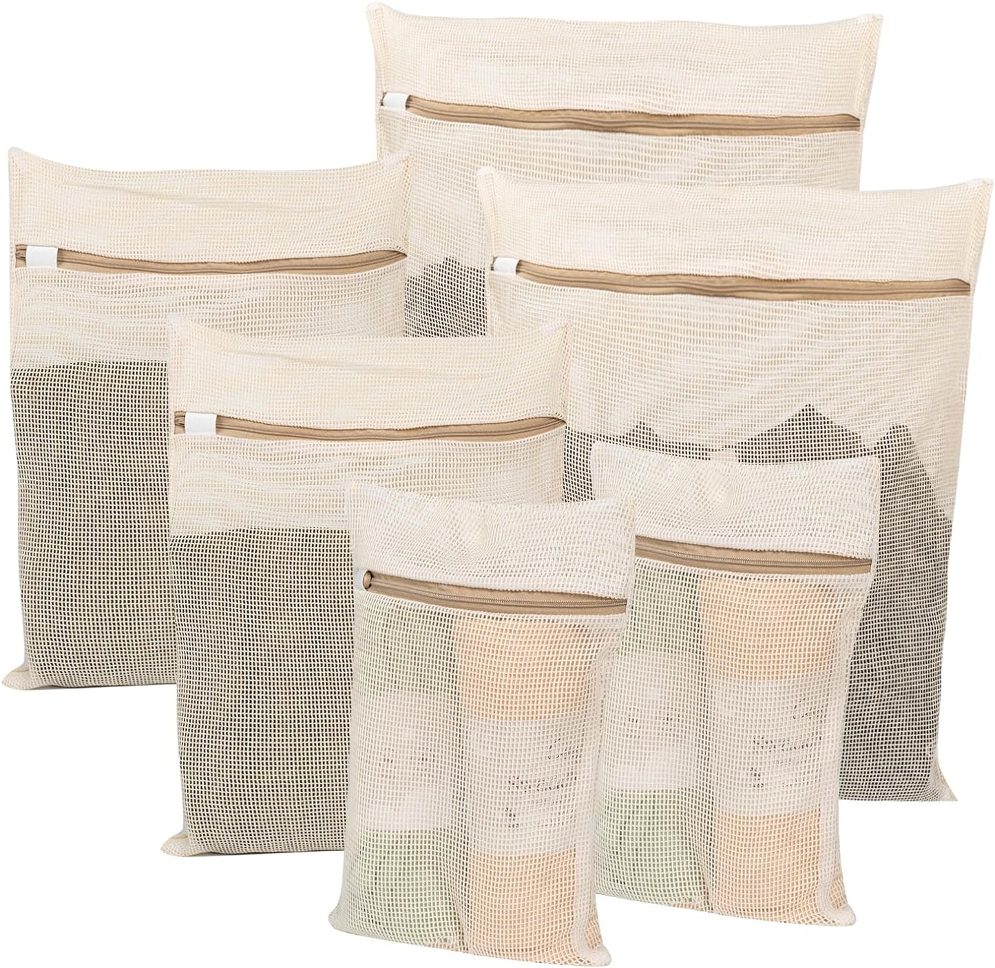 Durable Organic Mesh Laundry Bags - NAHADS