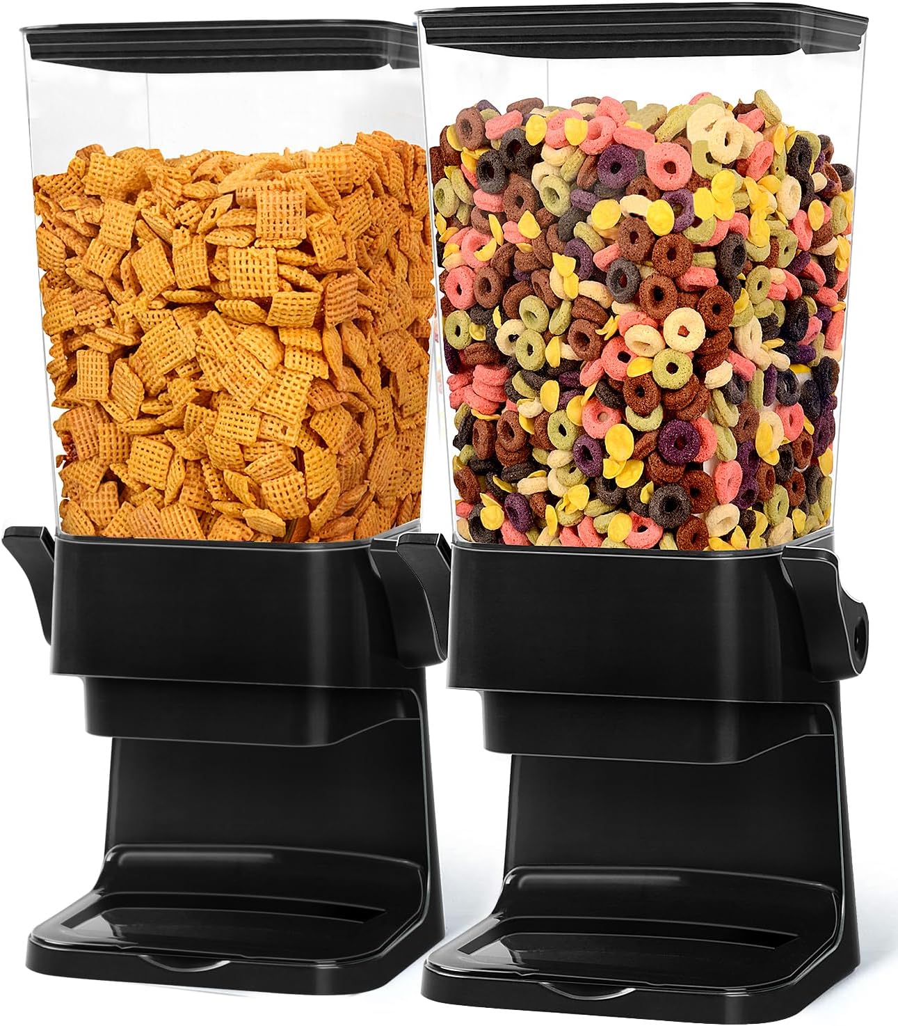 Cereal Dispenser Countertop 2pcs for Dry Food Storage and More