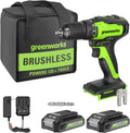 24V Brushless Cordless Drill Kit - Compact, Powerful Drill Driver