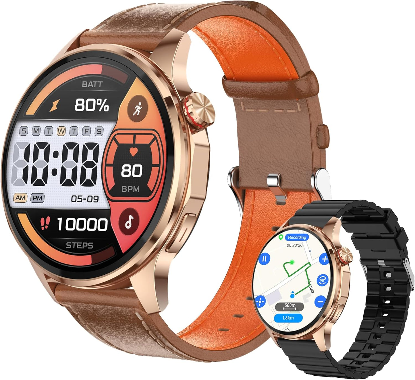 Smart Watches for Men/Women with GPS, Health Tracking & More