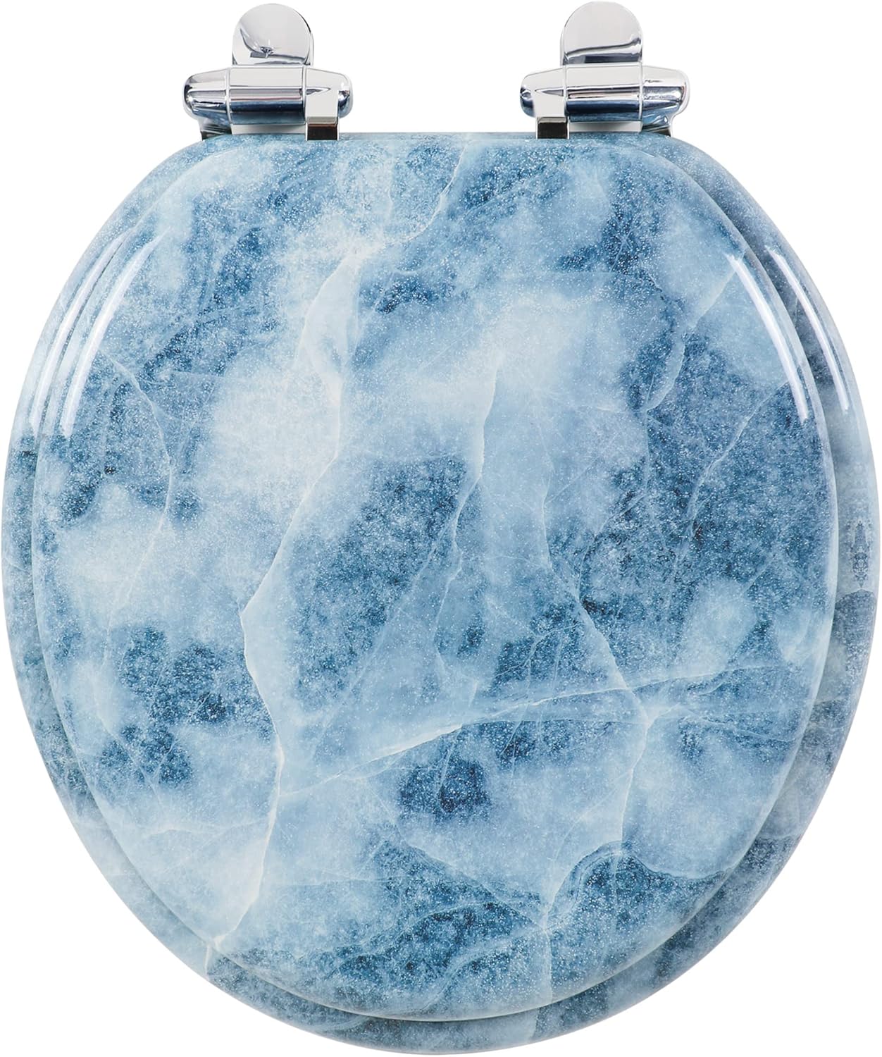 Angol Shiold Round Toilet Seat with Quiet Close and Quick Release