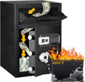 2.6 CUB Depository Drop Safe with Digital Lock - Front Drop Slot