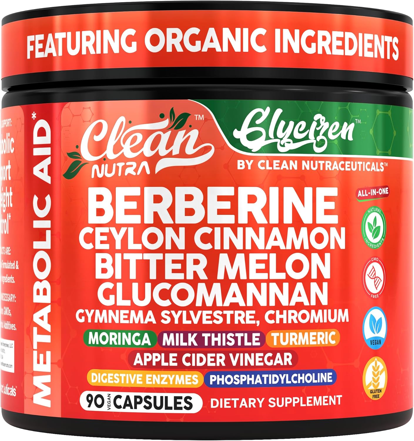 Advanced Berberine Supplement with Ceylon Cinnamon for Wellness