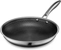 HexClad Hybrid Nonstick 10-Inch Frying Pan for All Cooktops