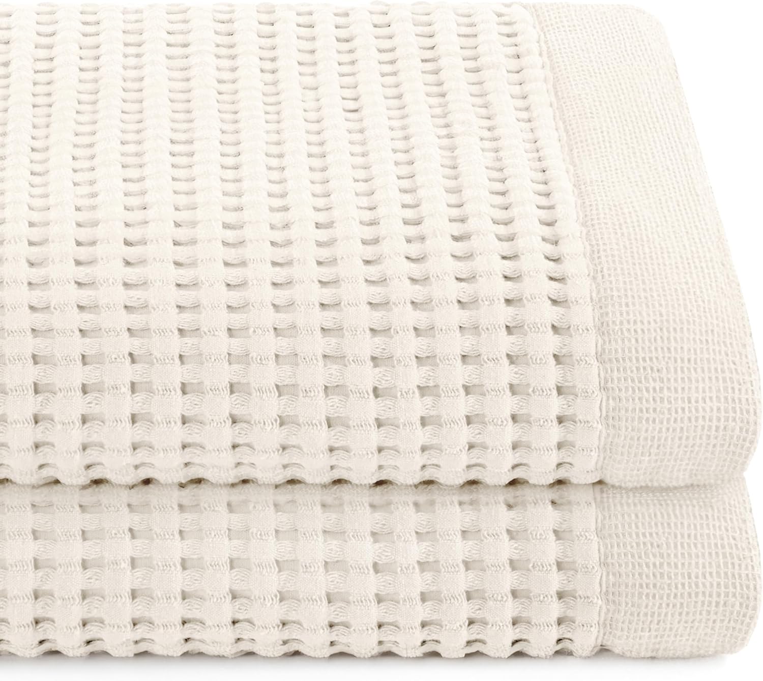 GILDEN TREE Waffle Towels for Bathroom Luxury 100% Cotton Set