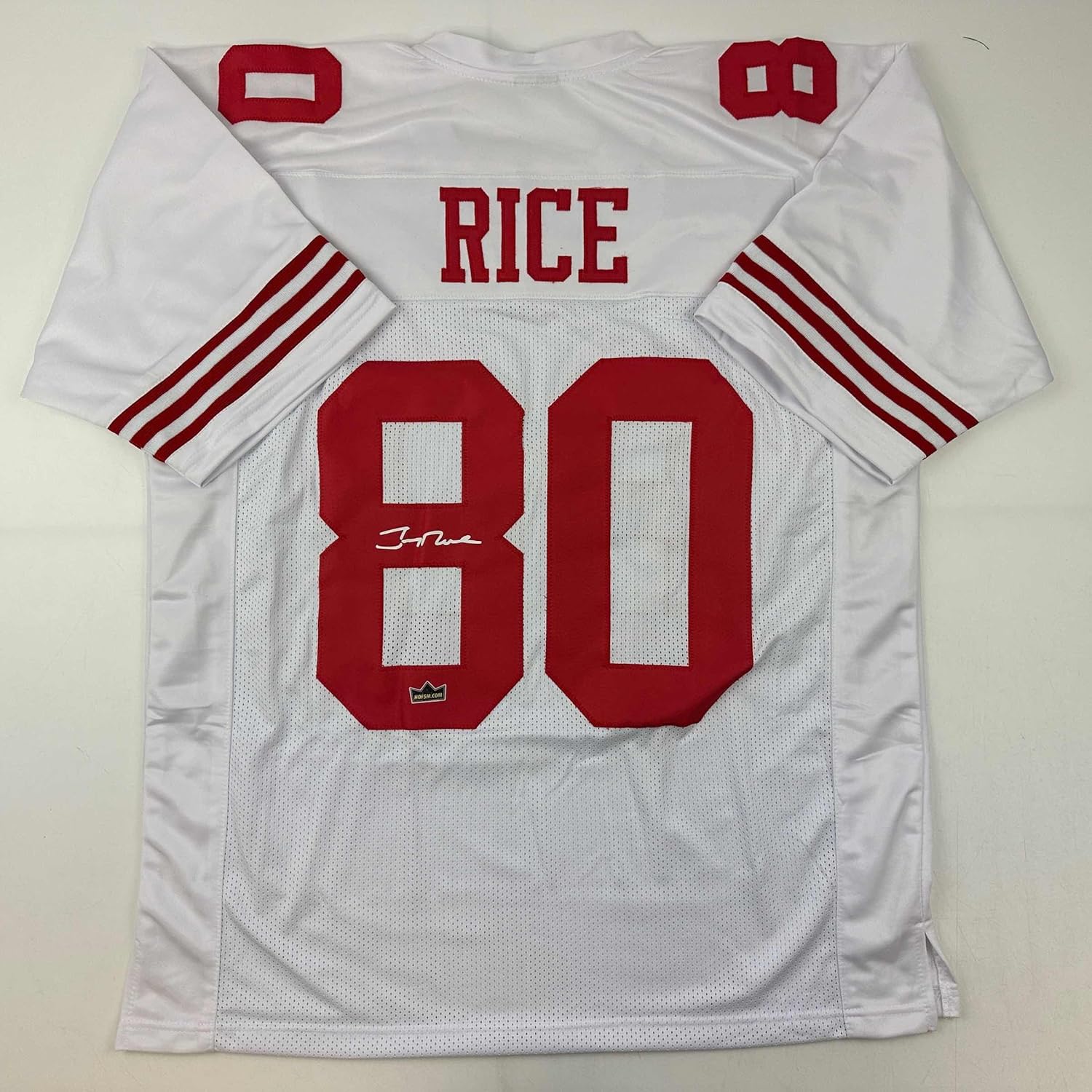 Facsimile Autographed Jerry Rice San Francisco Jersey XL Size