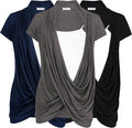 Free to Live Women's Lightweight Short Sleeve Cardigan Set