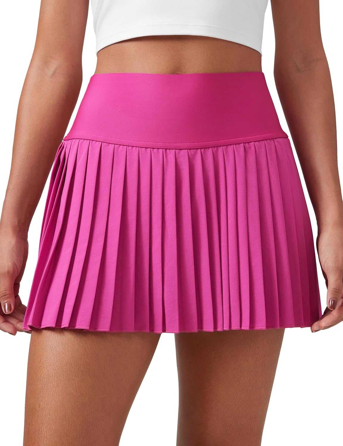 CRZ YOGA Women's High Waisted Pleated Tennis Skirts Review