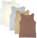HonestBaby Organic Cotton Sleeveless Muscle T-Shirts - Soft Baby Tanks