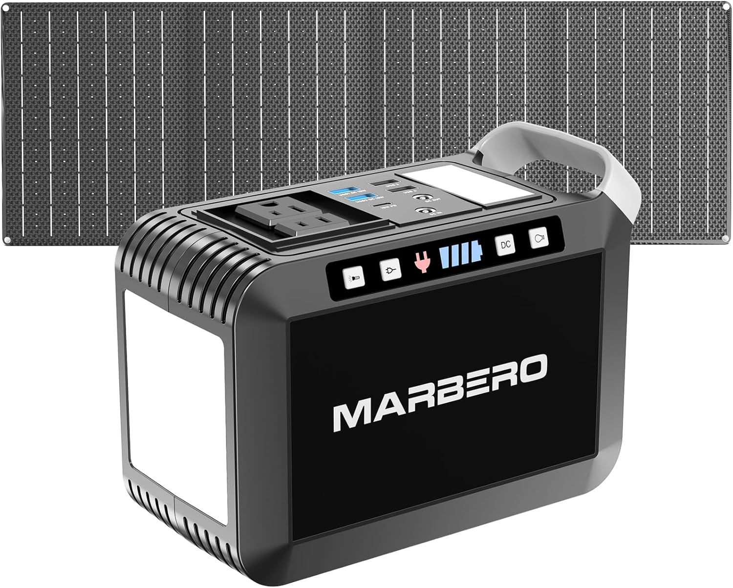 MARBERO 148Wh Solar Power Bank - Portable & Reliable