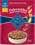 Blue Buffalo Delectables Hearty Beef Cuts in Gravy - Wet Dog Topper