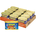 SPAM 25% Less Sodium 12-Pack, 7oz Cans - Pantry-Friendly Lunch Meat