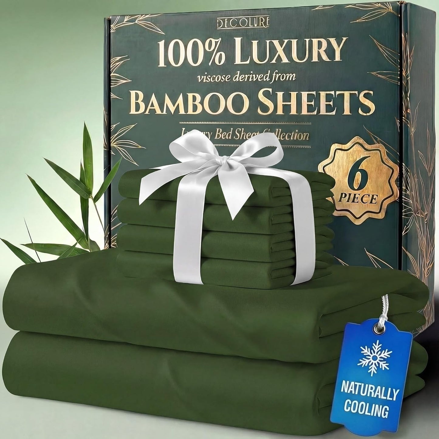 Viscose Derived from Bamboo Sheets Queen Size - Luxury Comfort