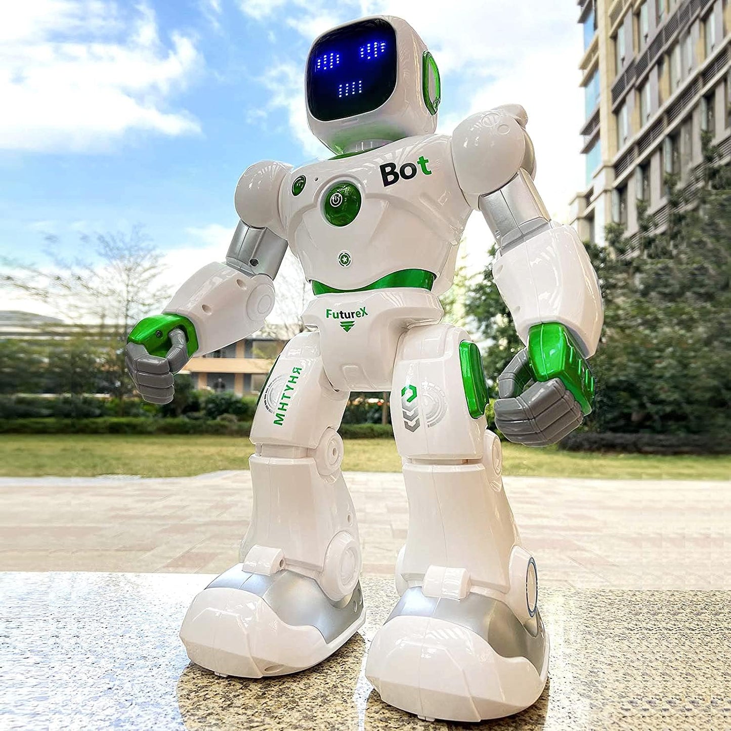 Ruko 1088 Large Robot Toys for Kids - Voice Control & App, Smart Remote Carle Robots