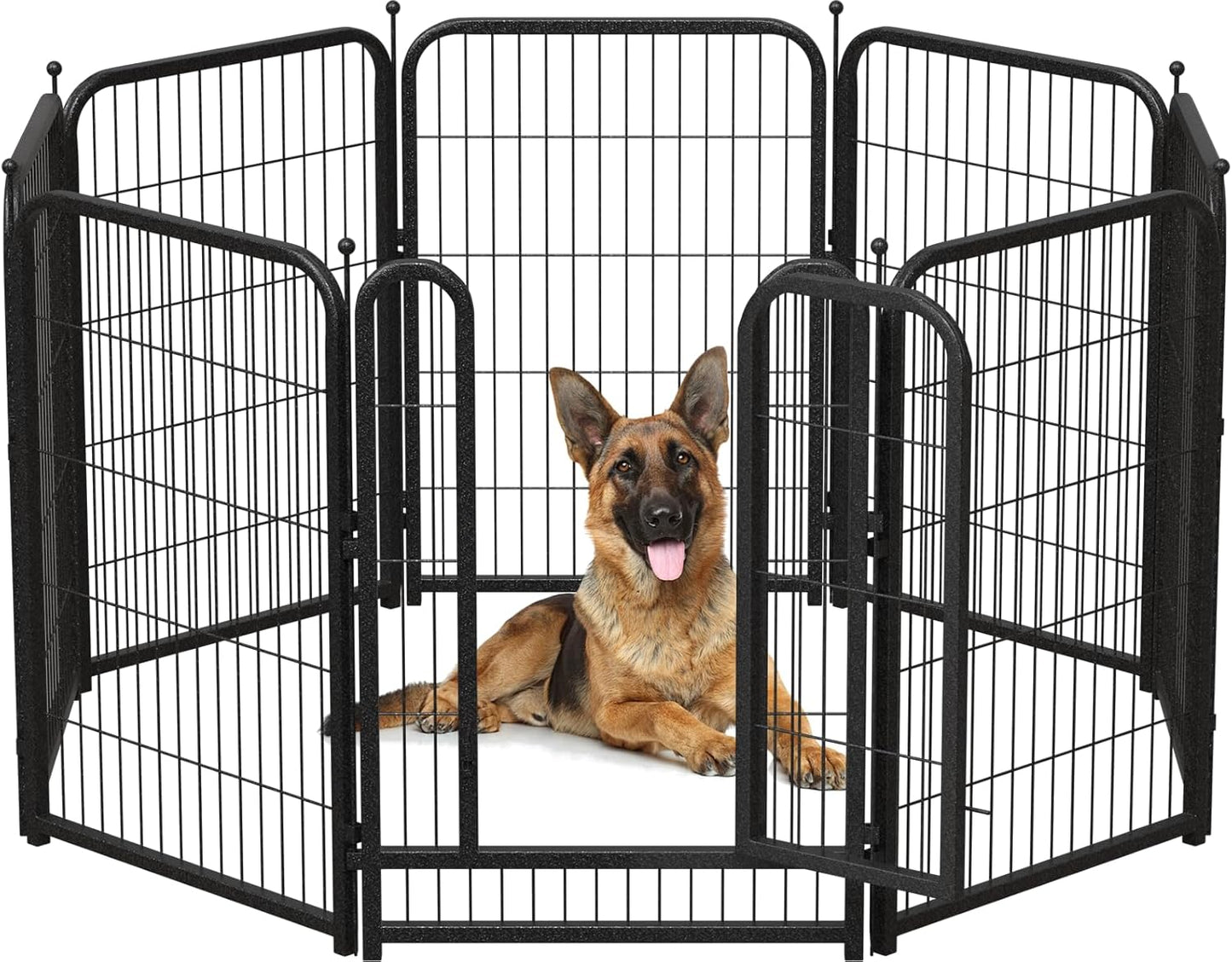 Metal Dog Playpen for Indoor & Outdoor Bliss, 40 Inch Height